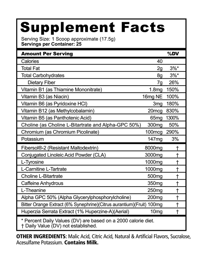 PANDA SUPPLEMENTS BURN THERMOGENIC PANDA PUNCH